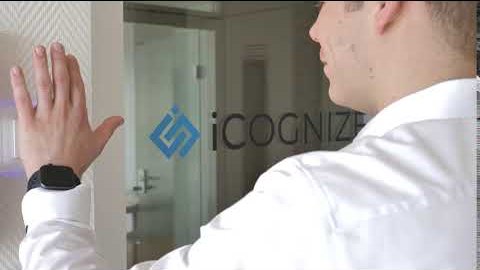 Handvenenscanner an einer Eingangstür